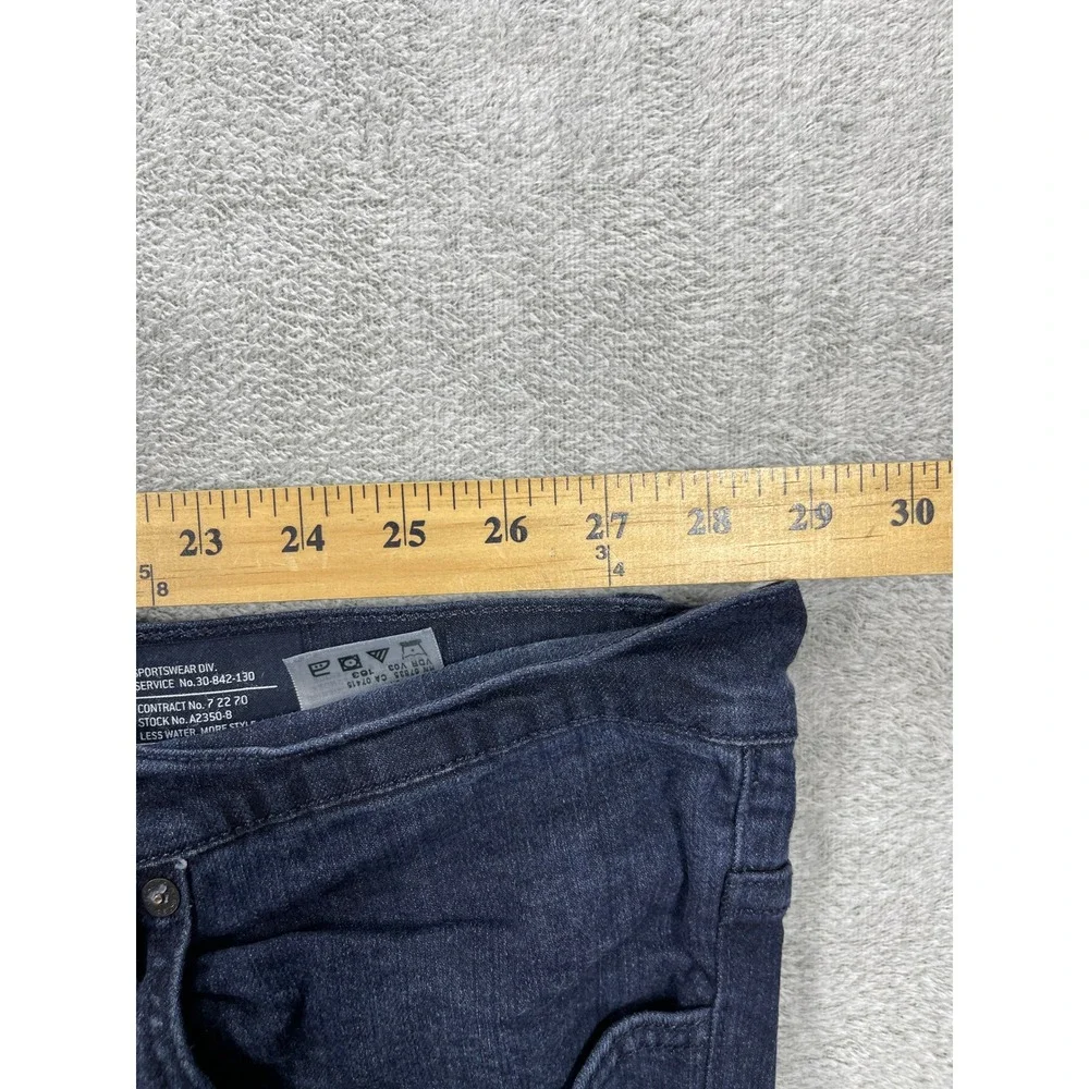 Nautica Jeans Mens 58x32 (29L) Blue Straight Fit Denim Pants Stretch Classic
